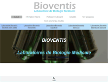 Tablet Screenshot of bioventis.com
